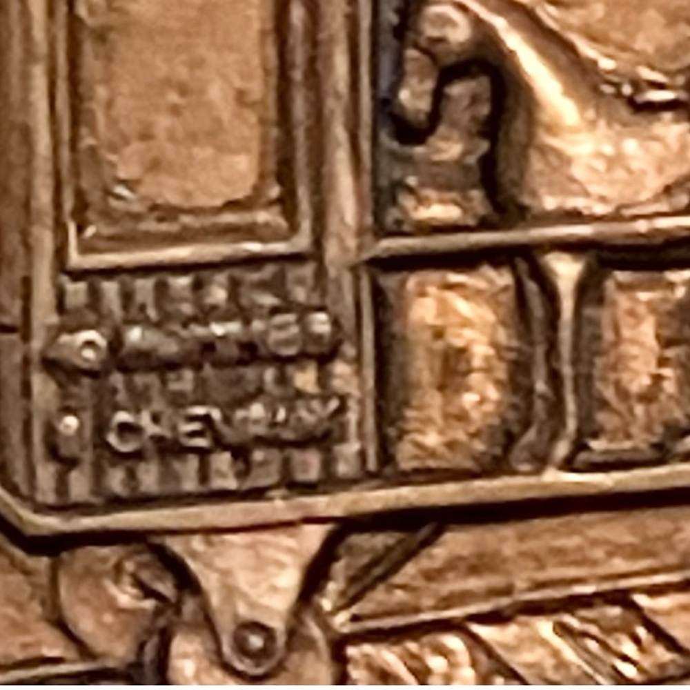 40 Hommes 8 Chevaux (40 Men 8 Horses) WWI Medal of American Legion - Picture 2 of 4